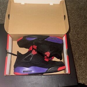 Jordan 4 signature Drake Raptors. Size 10.
